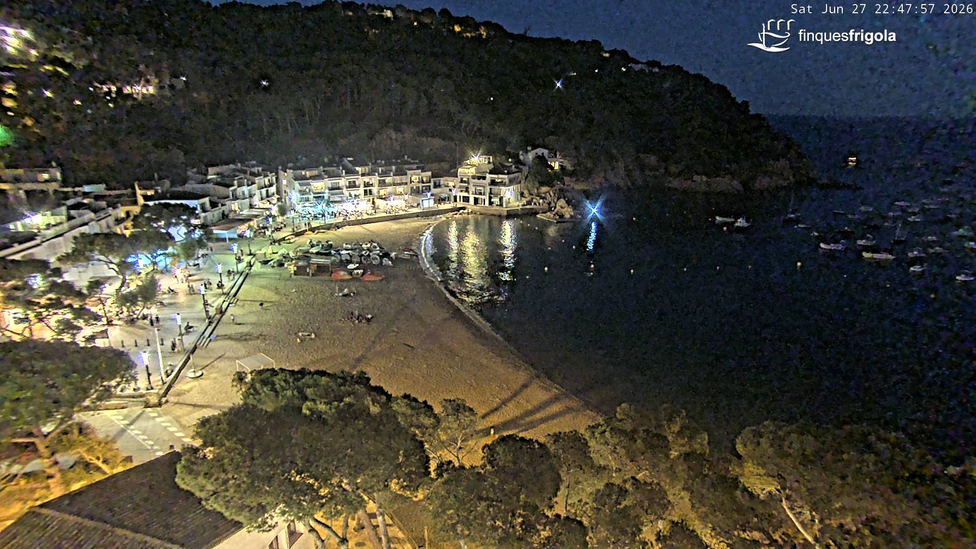 Webcam de Tamariu playa
