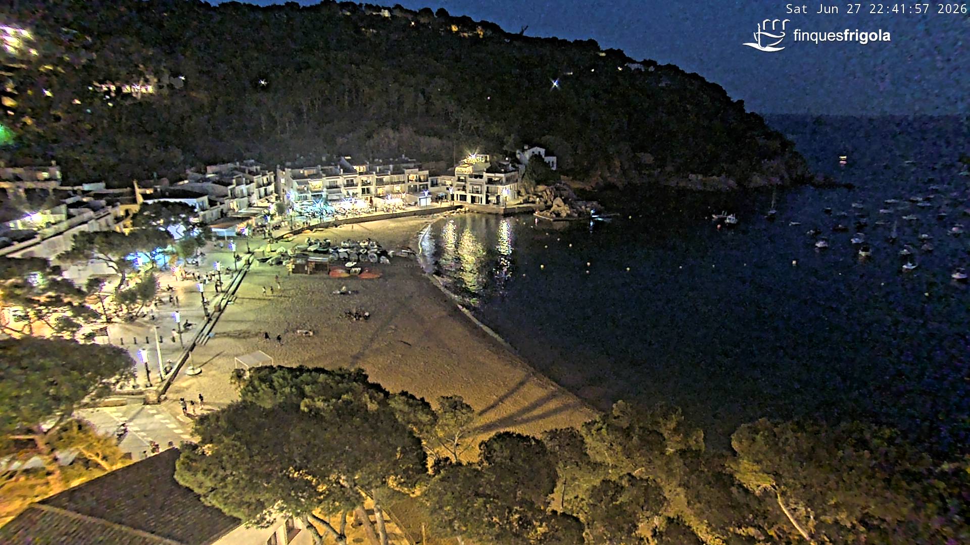 Webcam de Tamariu playa