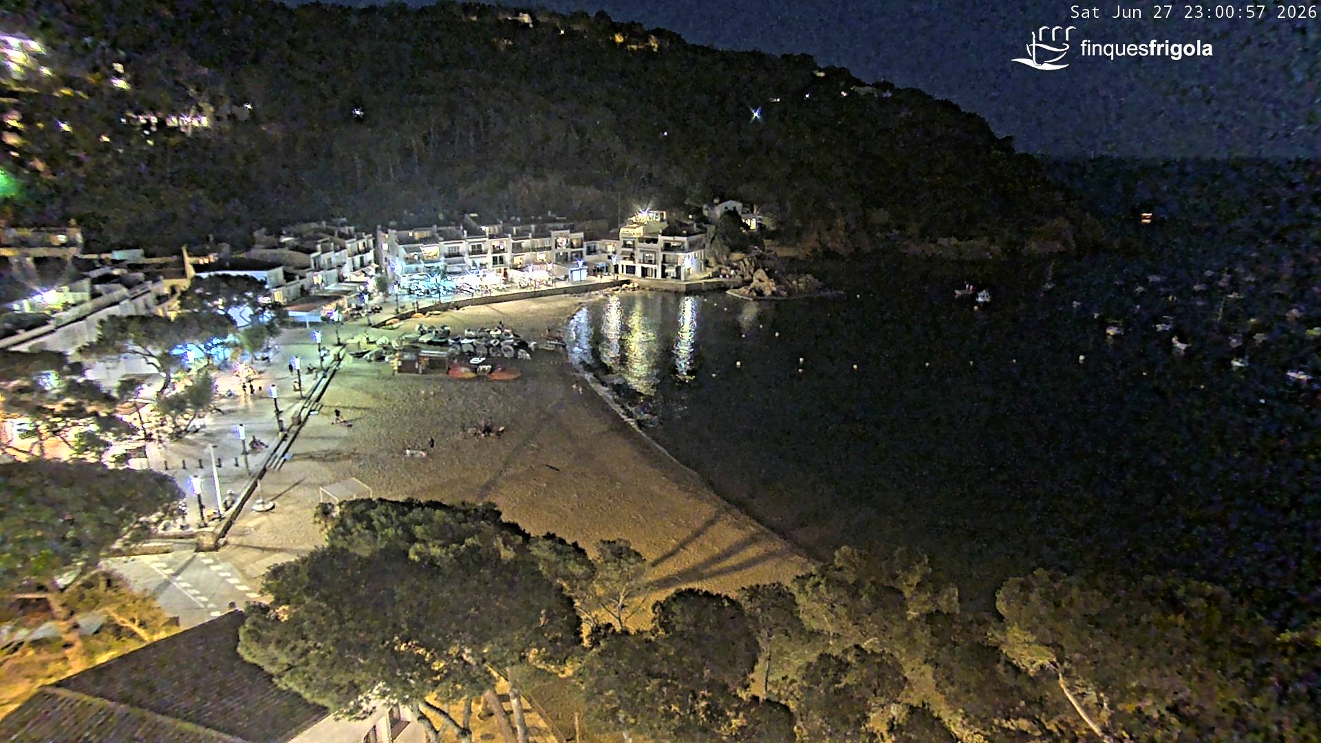 Webcam de Tamariu playa