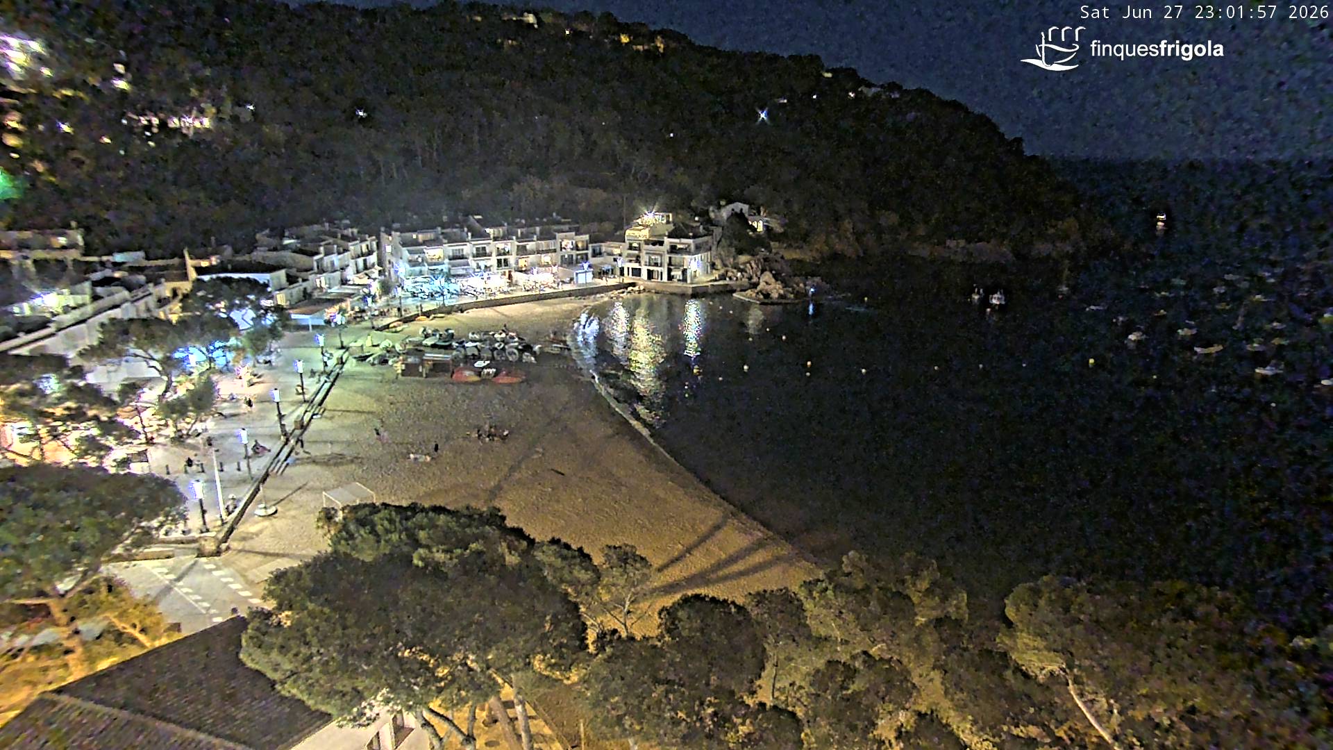 Webcam de Tamariu playa