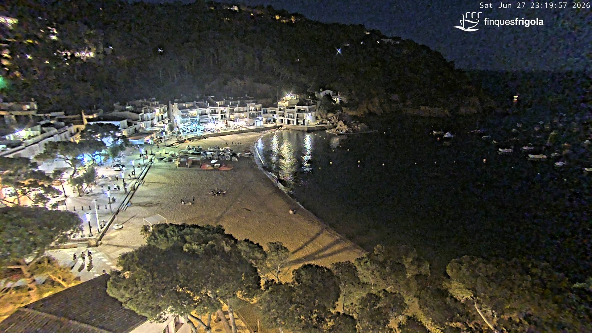 Webcam de Tamariu playa