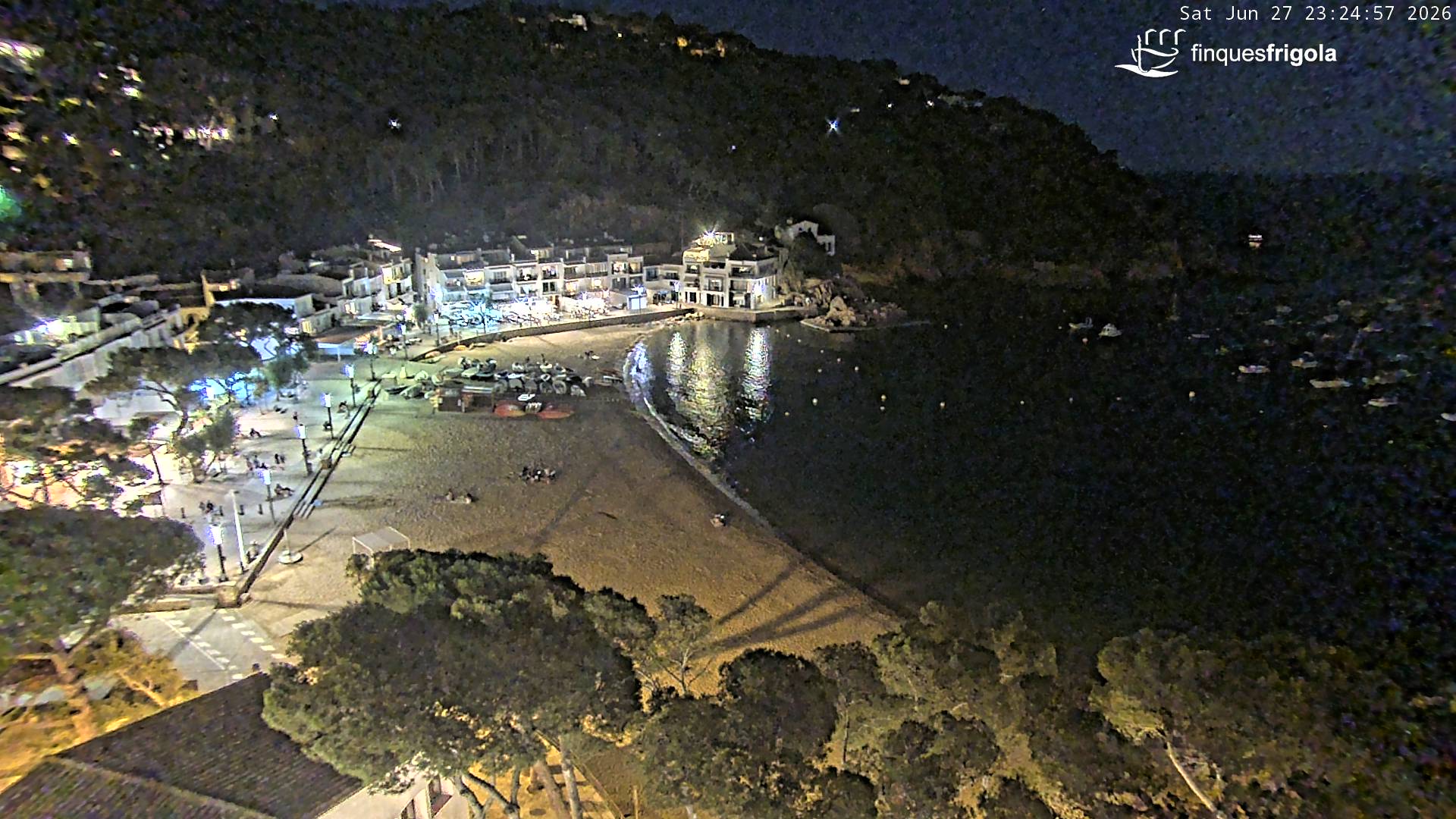 Webcam de Tamariu playa