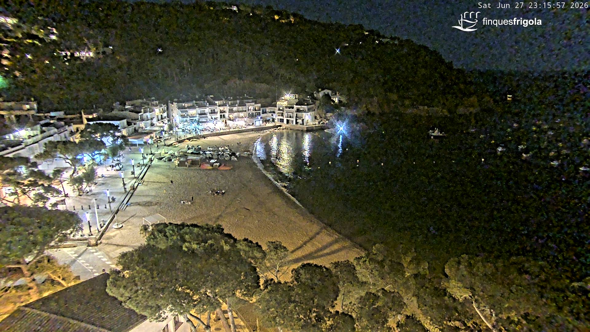 Webcam de Tamariu playa