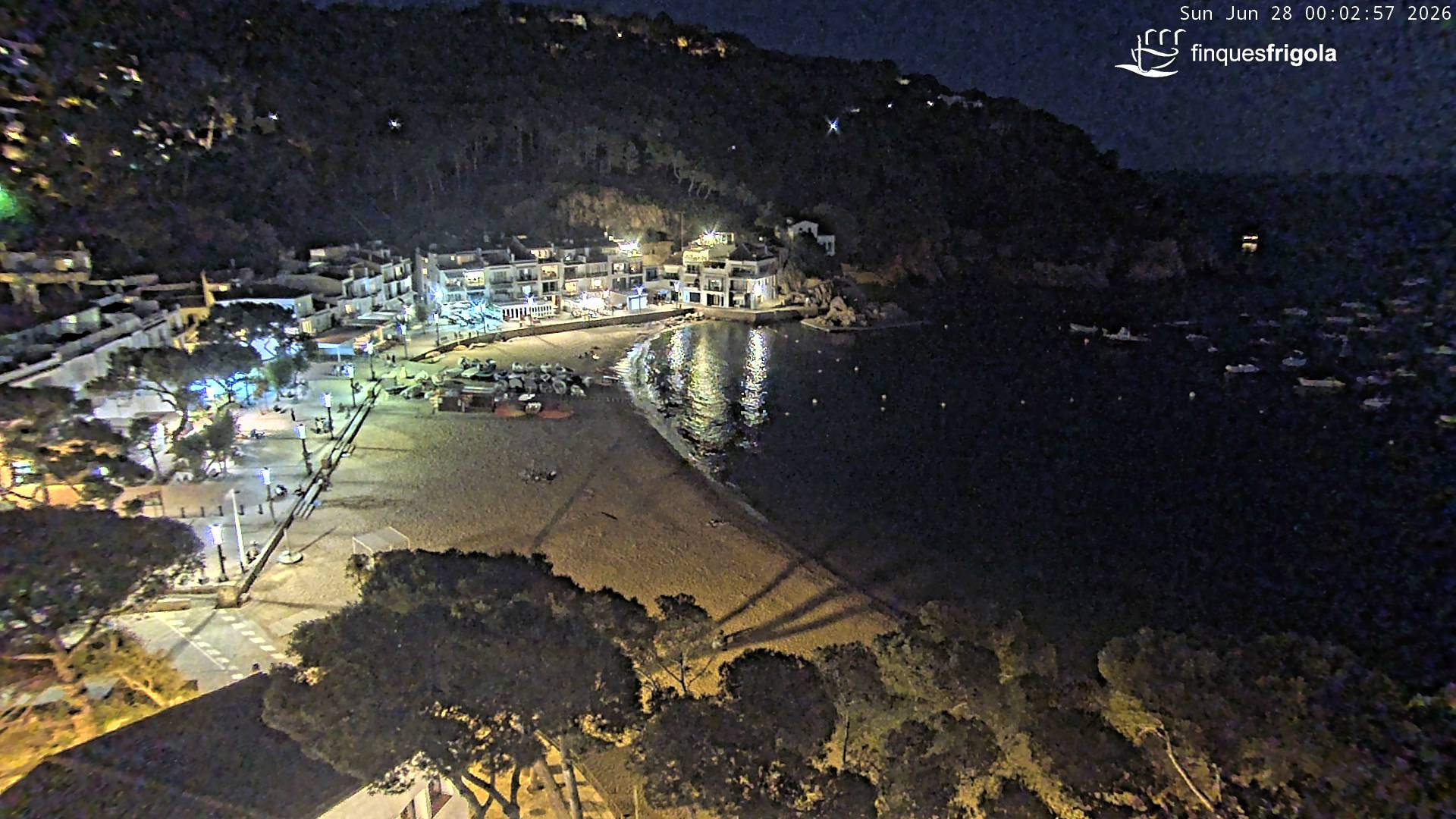 Webcam de Tamariu playa