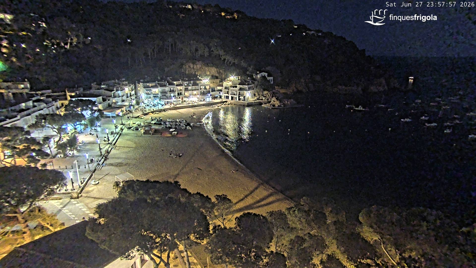 Webcam de Tamariu playa