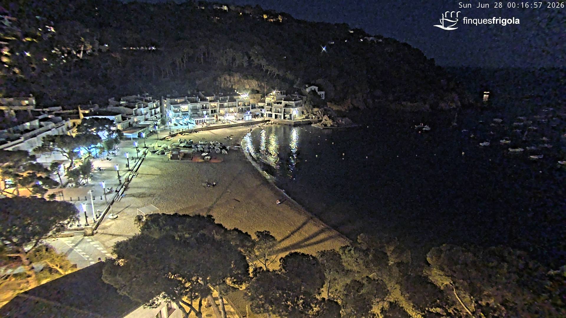 Webcam de Tamariu playa