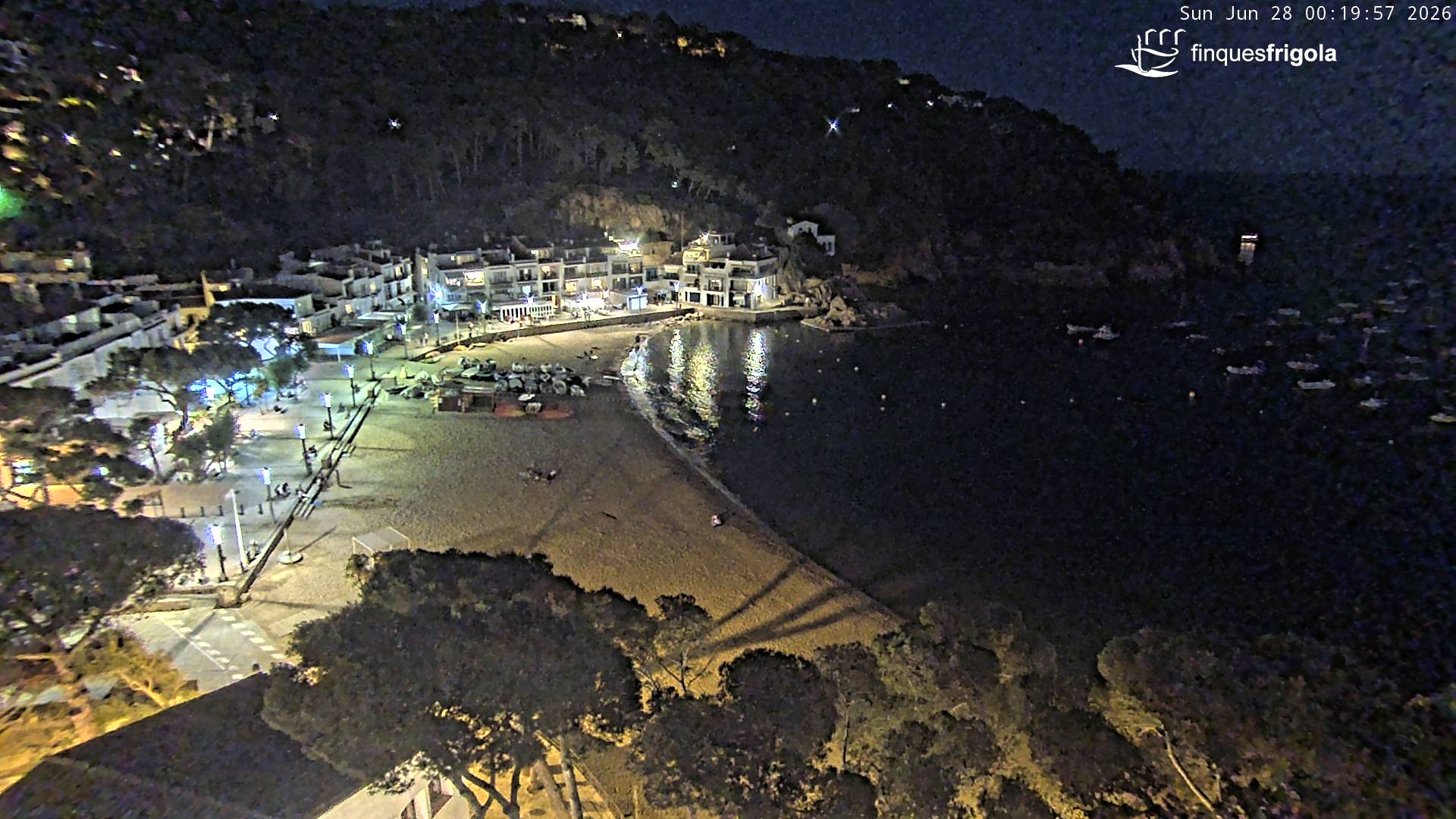 Webcam de Tamariu playa