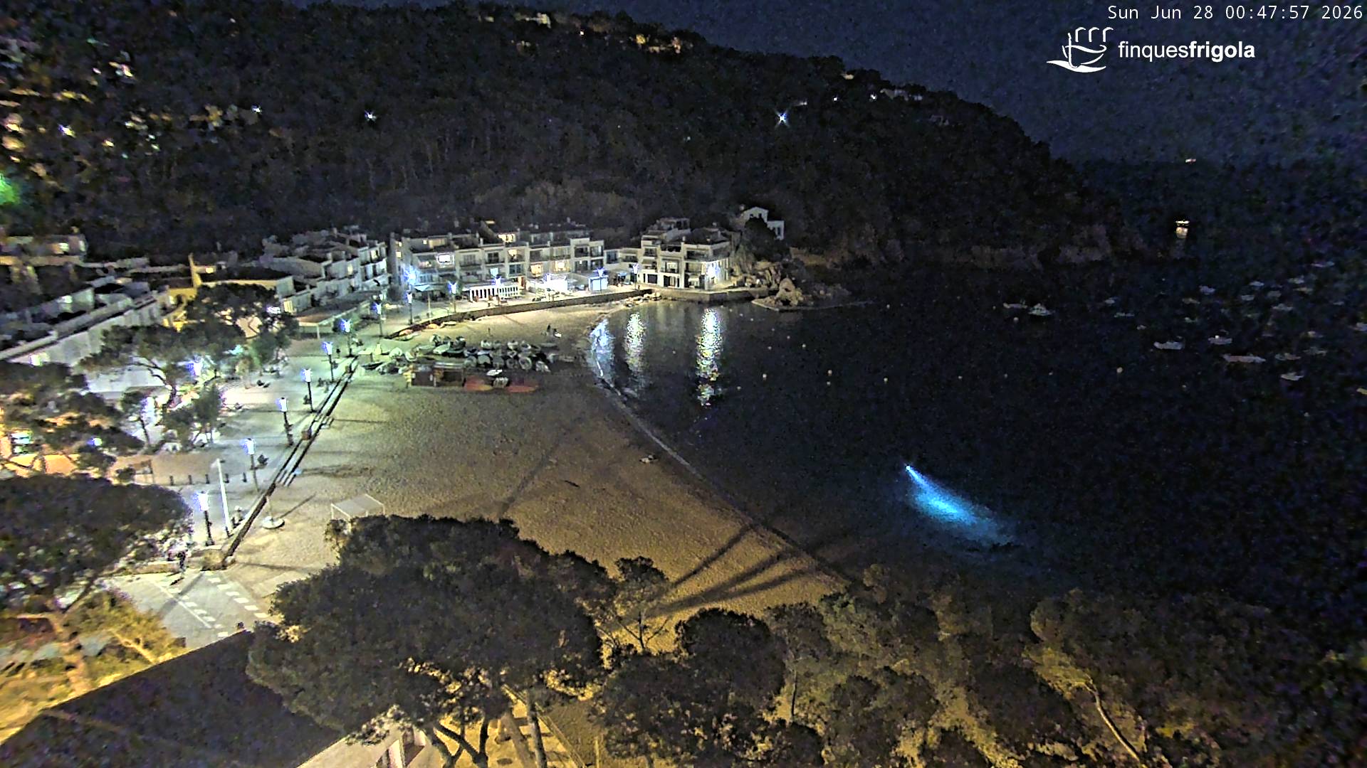 Webcam de Tamariu playa