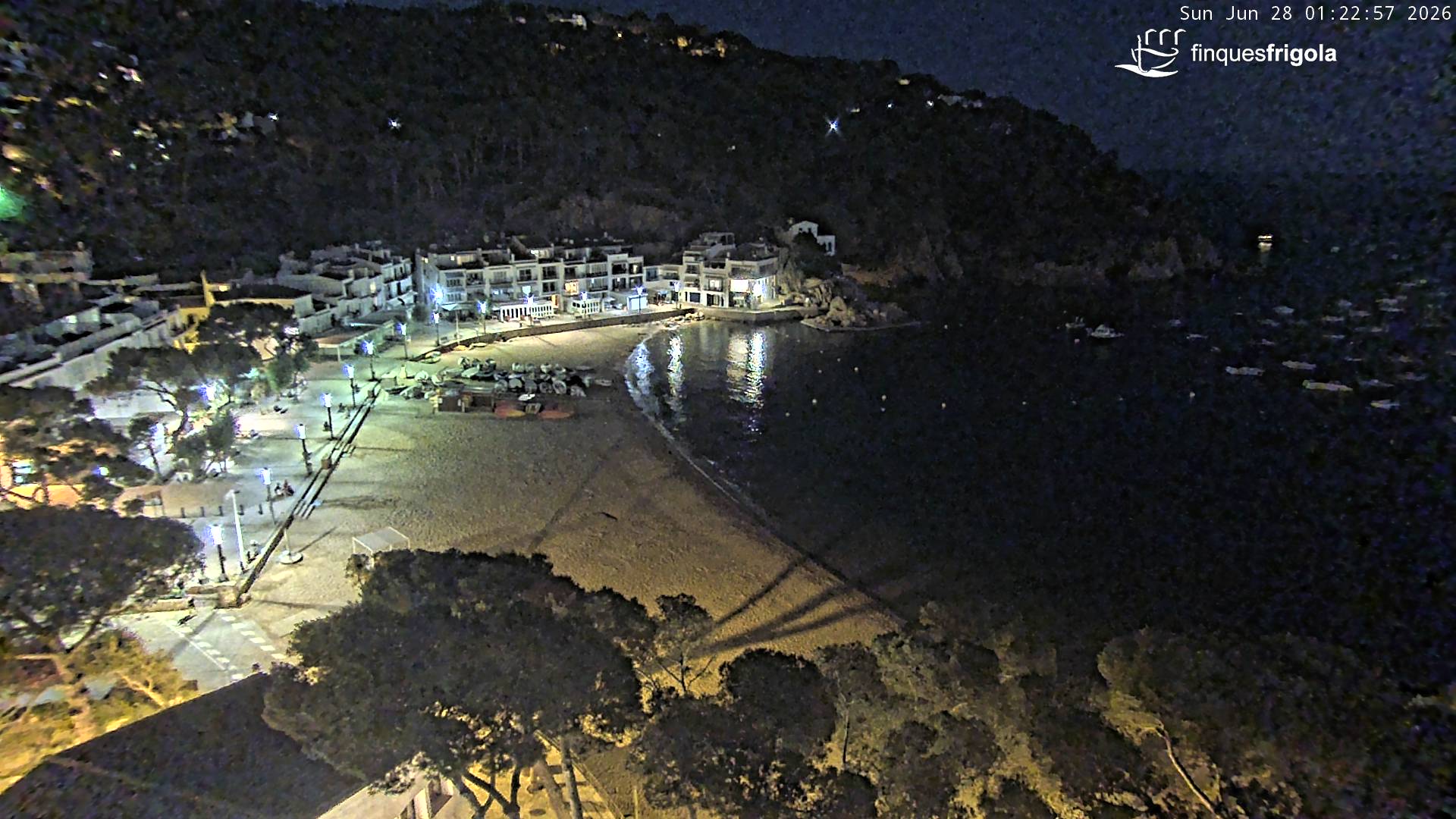 Webcam de Tamariu playa