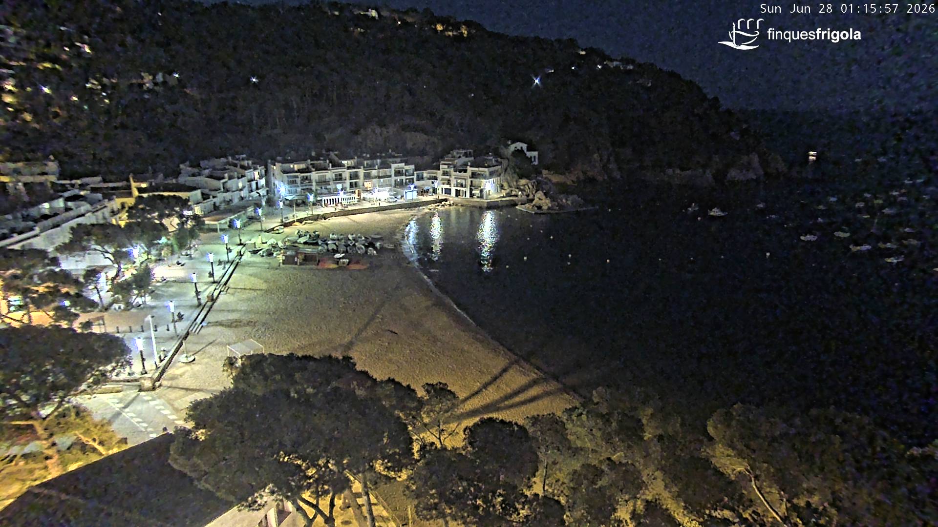 Webcam de Tamariu playa