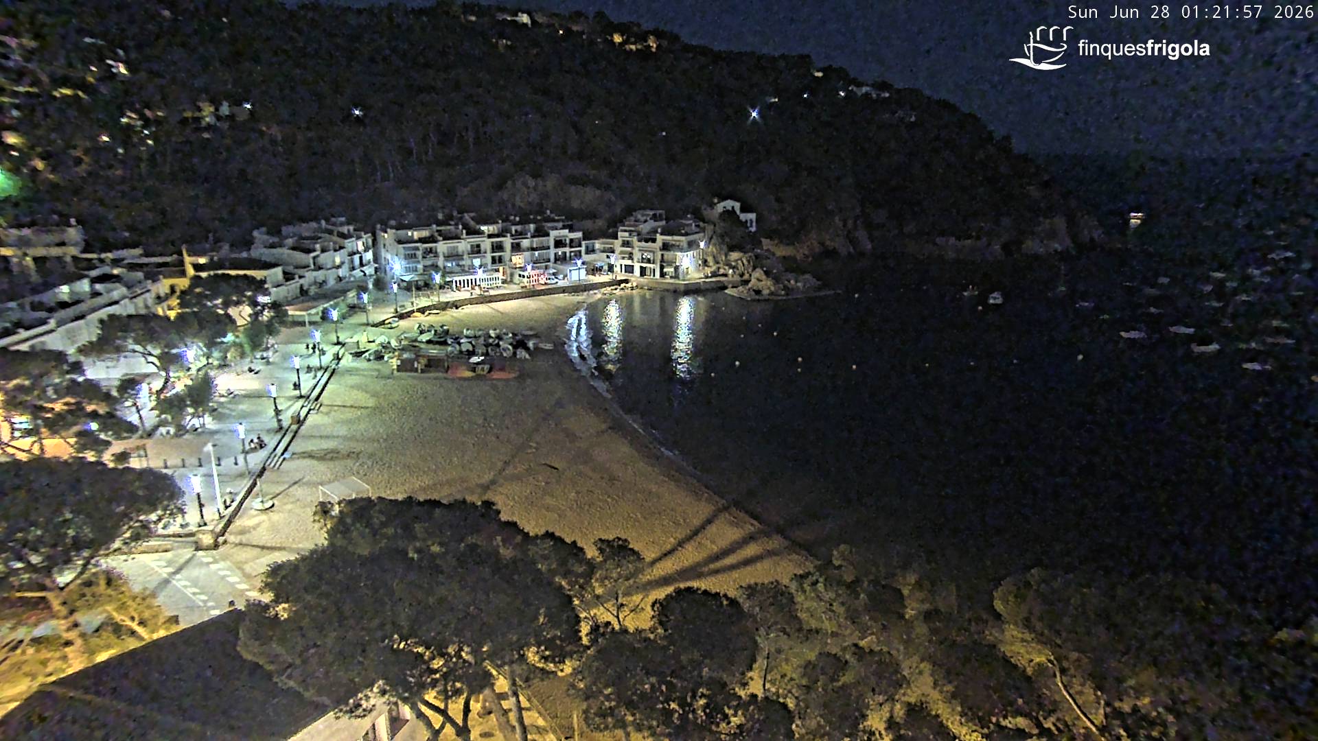 Webcam de Tamariu playa
