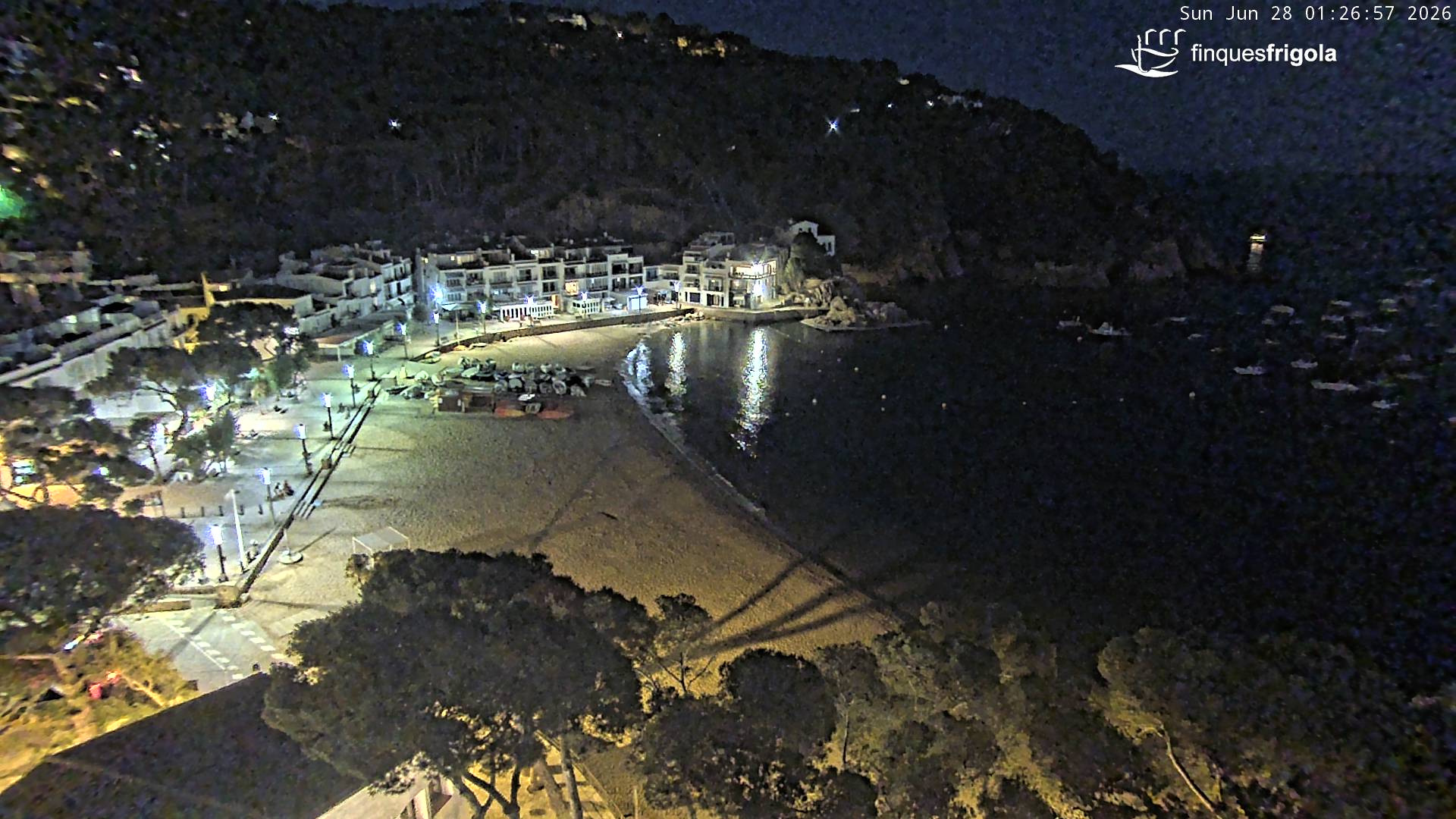 Webcam de Tamariu playa