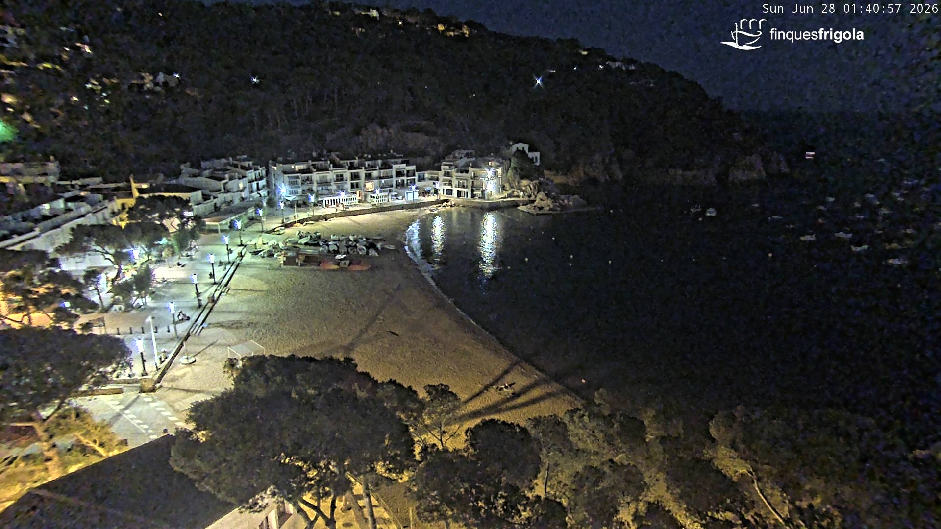 Webcam de Tamariu playa