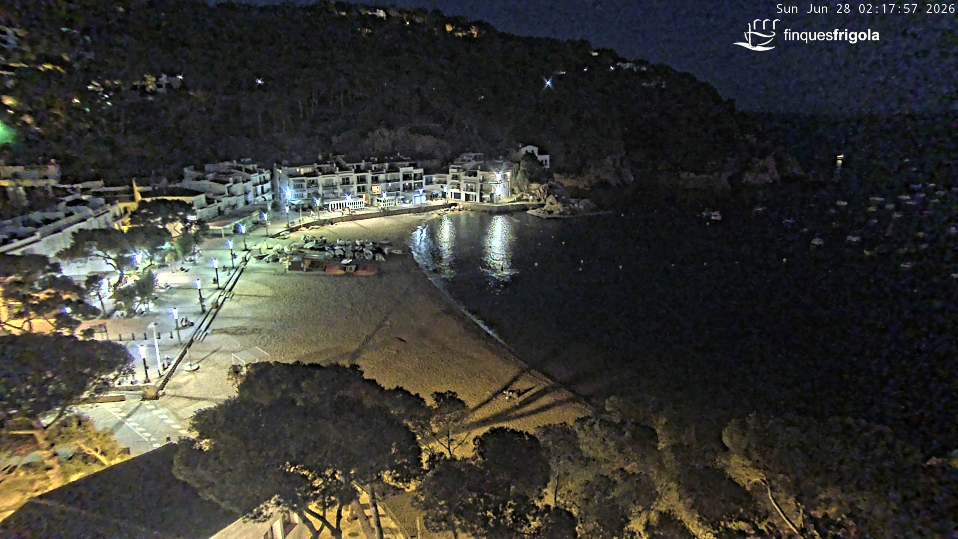 Webcam de Tamariu playa