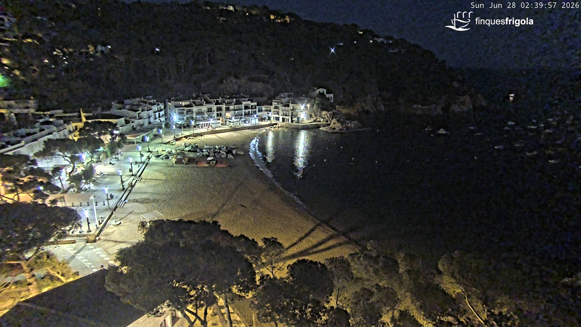 Webcam de Tamariu playa