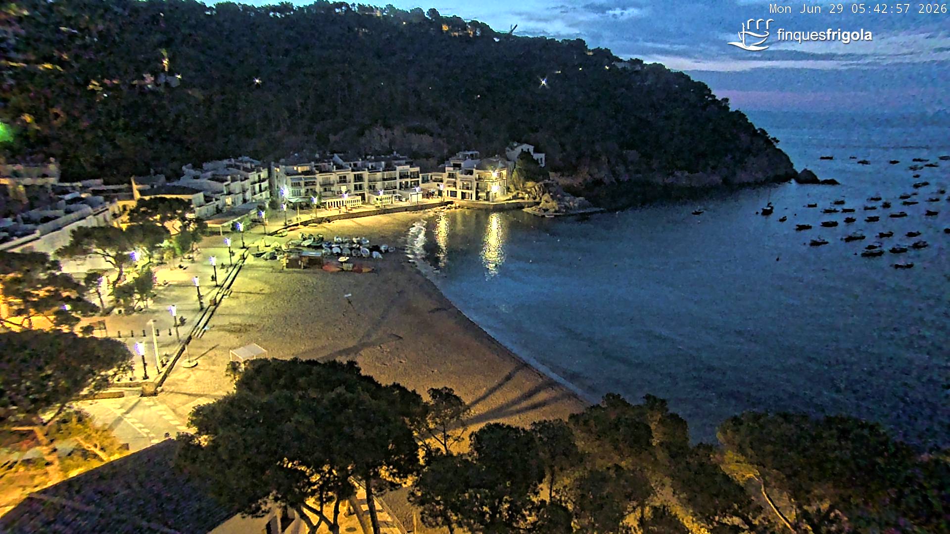 Webcam de Tamariu playa