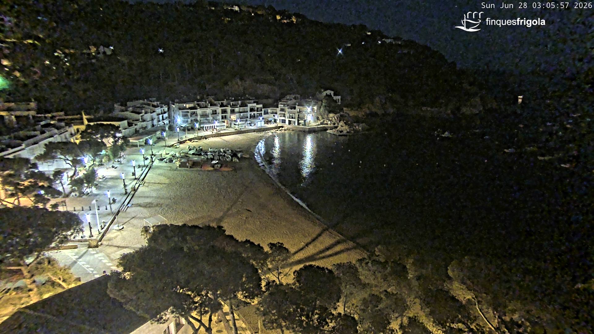 Webcam de Tamariu playa