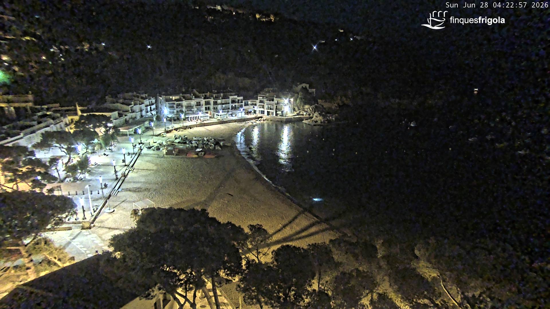 Webcam de Tamariu playa