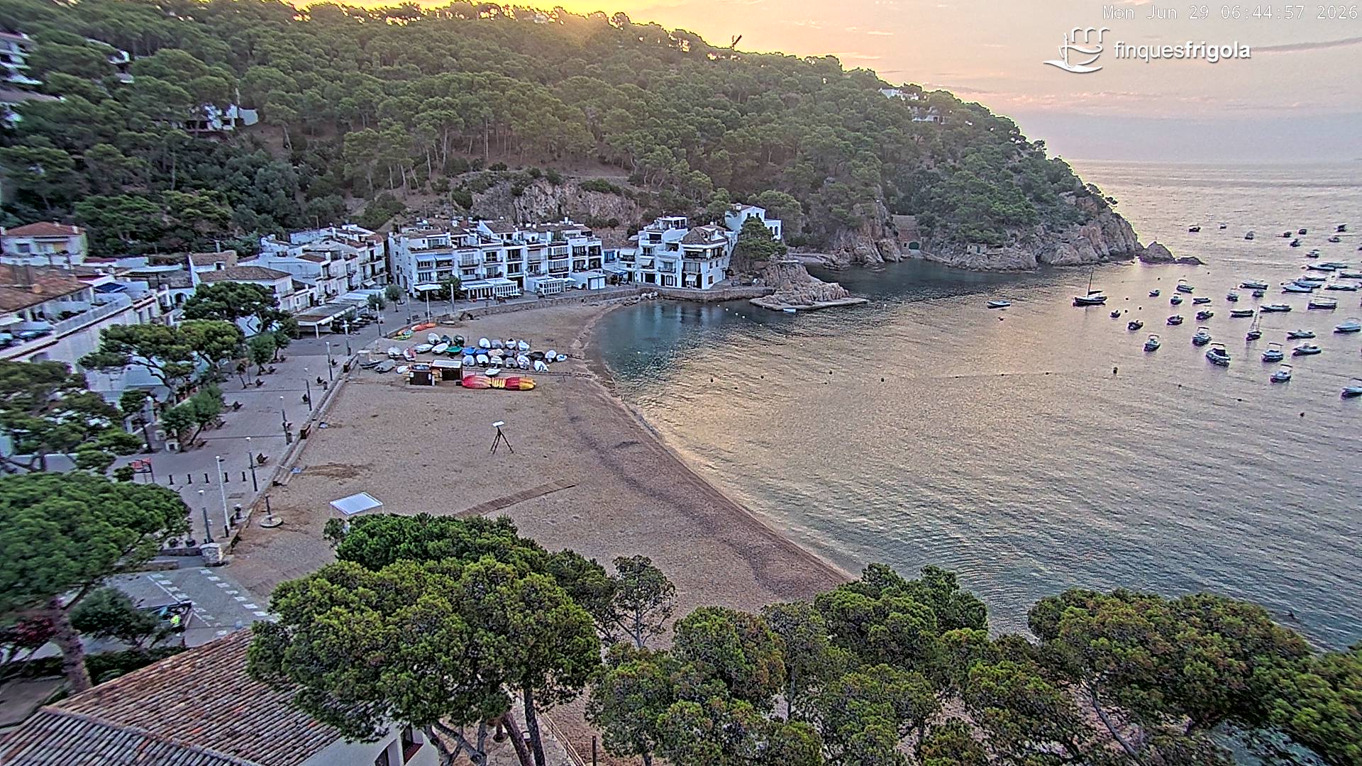 Webcam de Tamariu playa