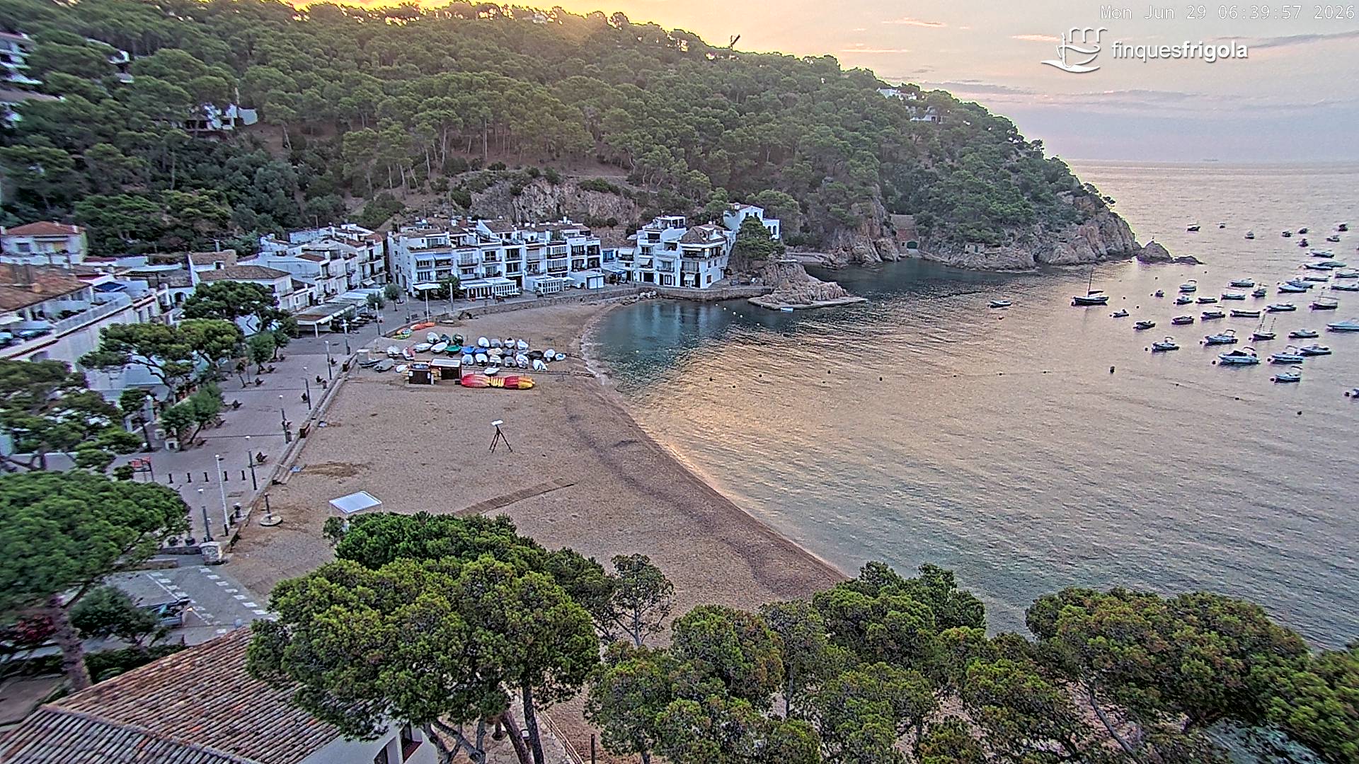 Webcam de Tamariu playa