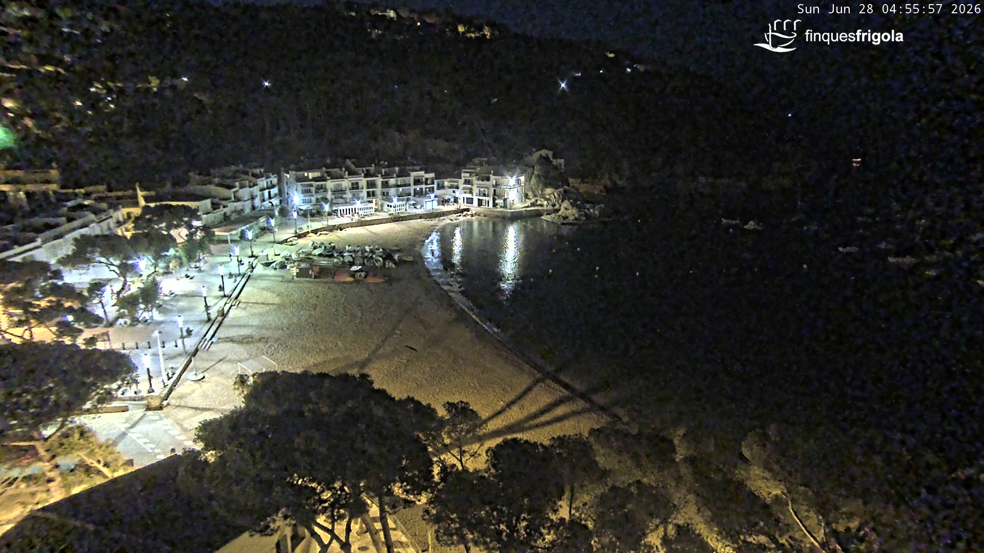 Webcam de Tamariu playa