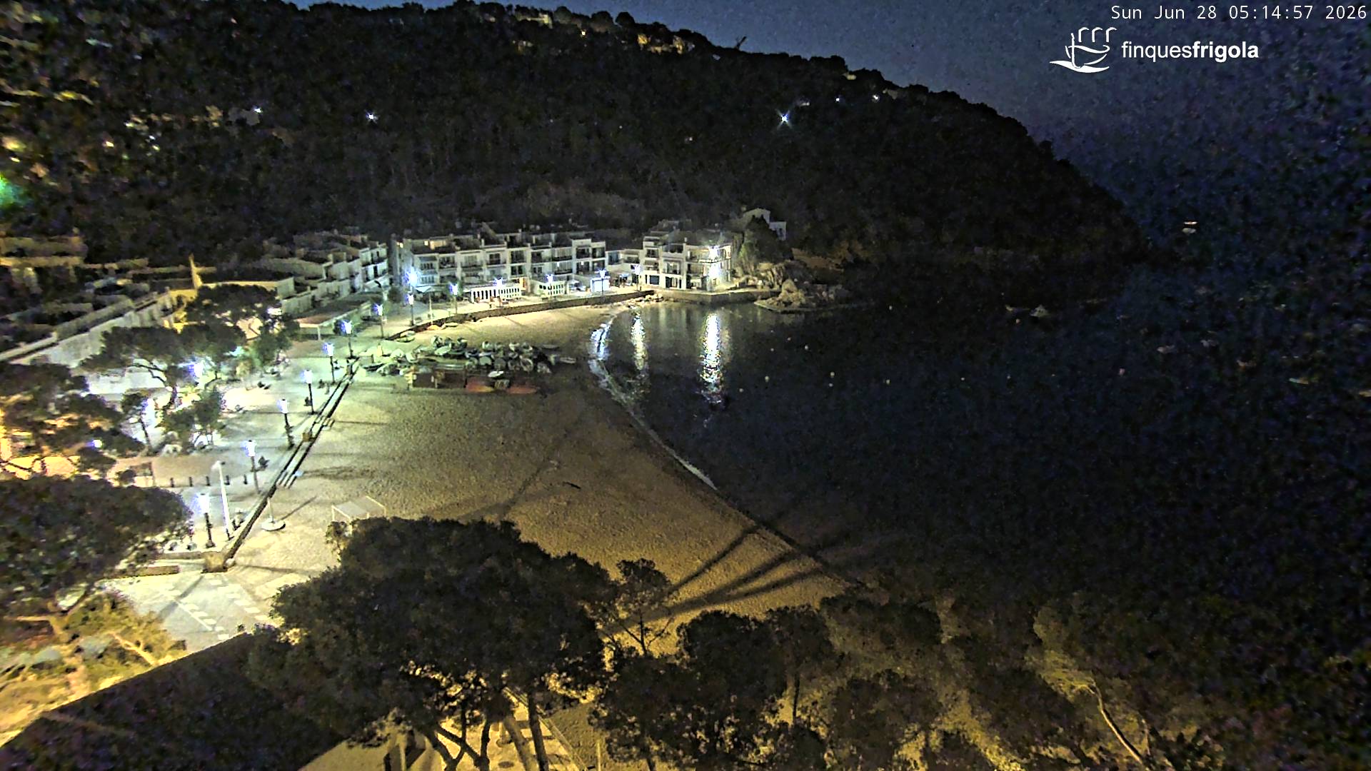 Webcam de Tamariu playa