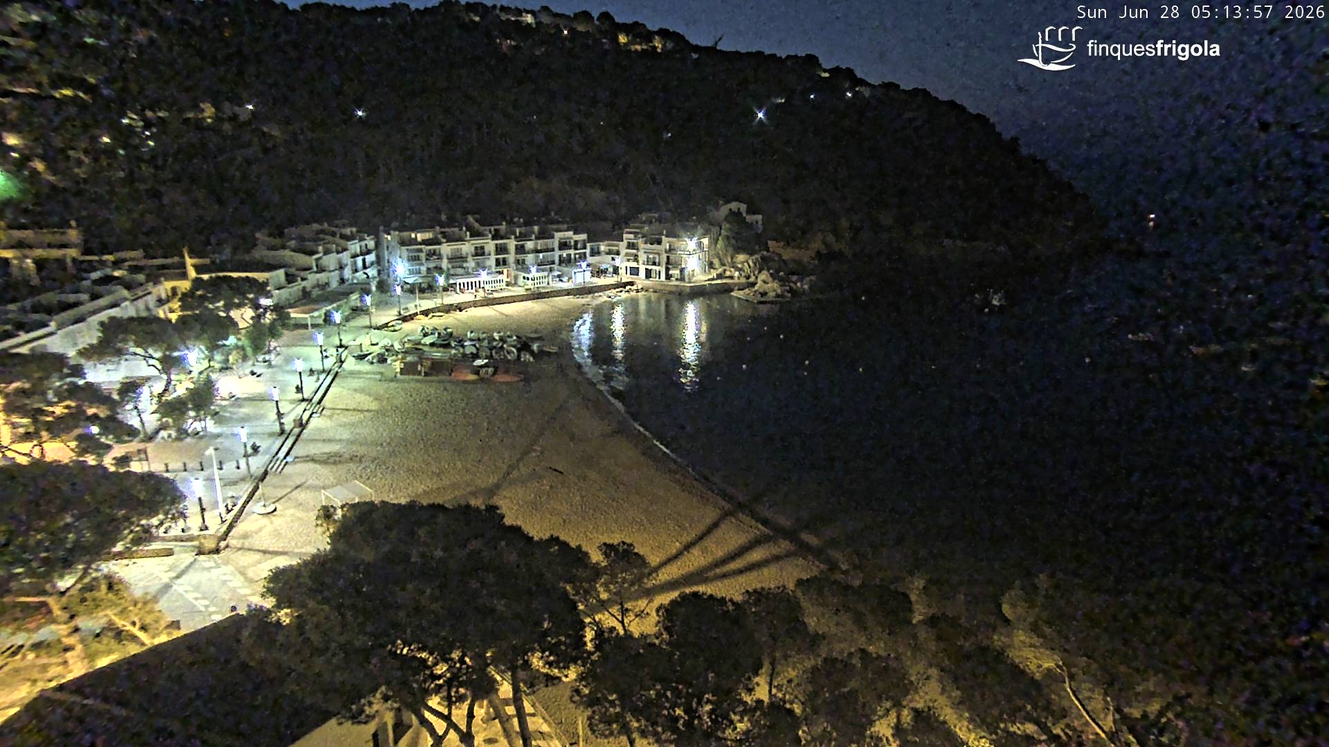 Webcam de Tamariu playa