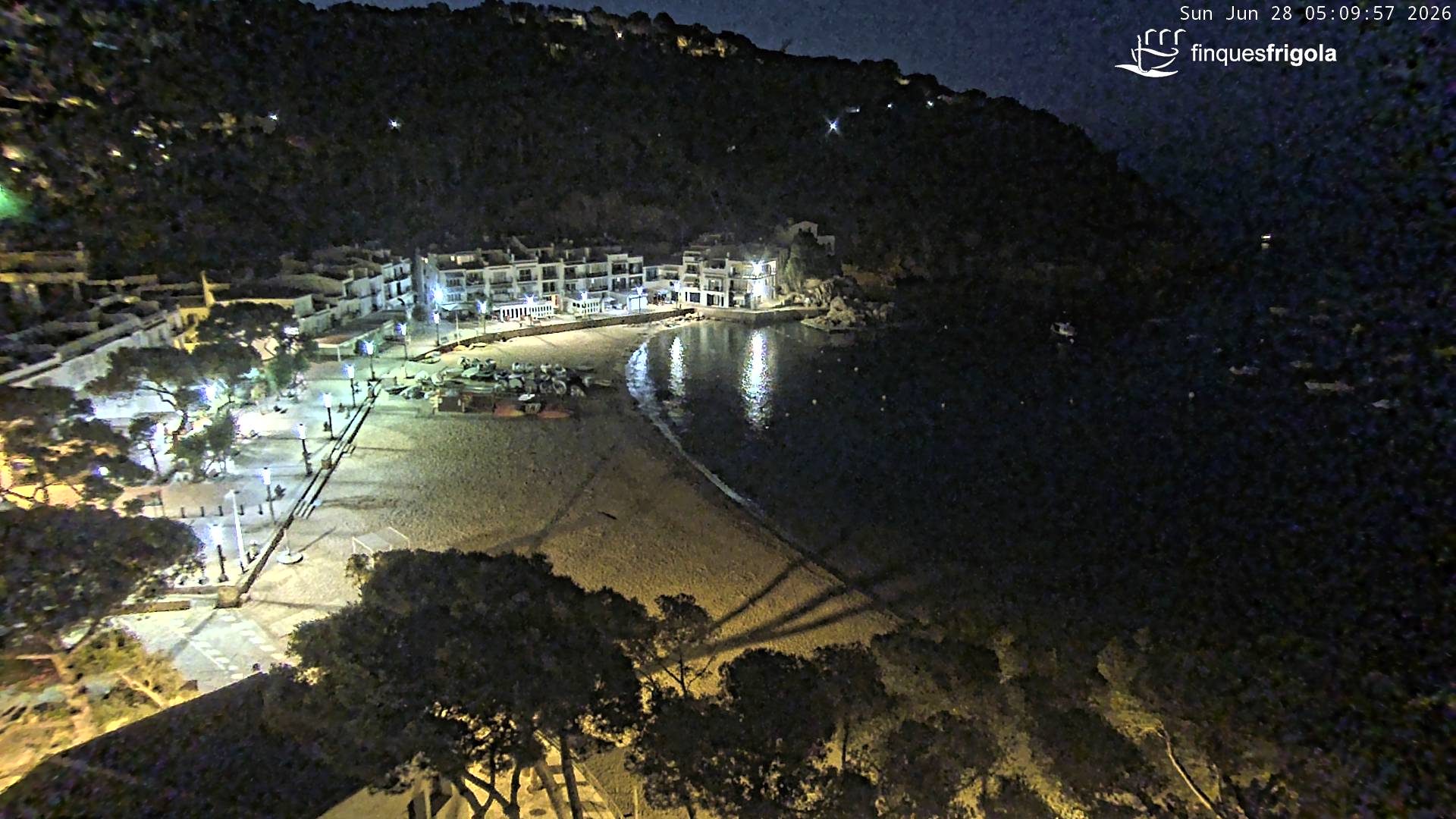 Webcam de Tamariu playa