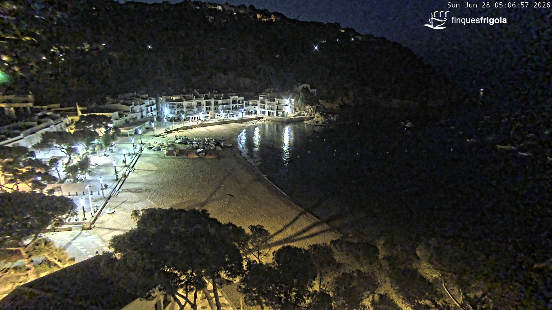 Webcam de Tamariu playa