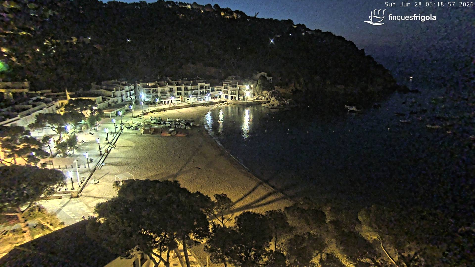 Webcam de Tamariu playa