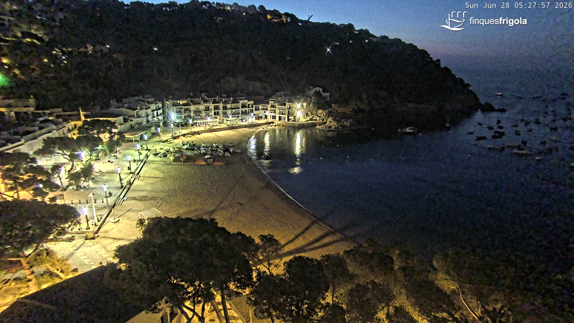Webcam de Tamariu playa