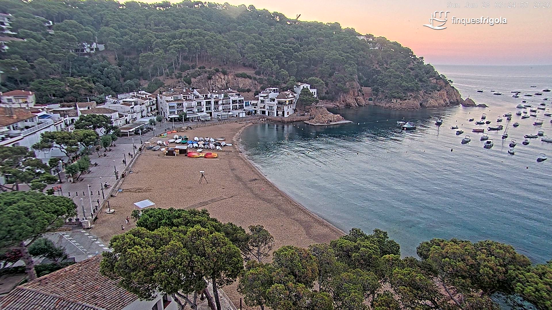 Webcam de Tamariu playa
