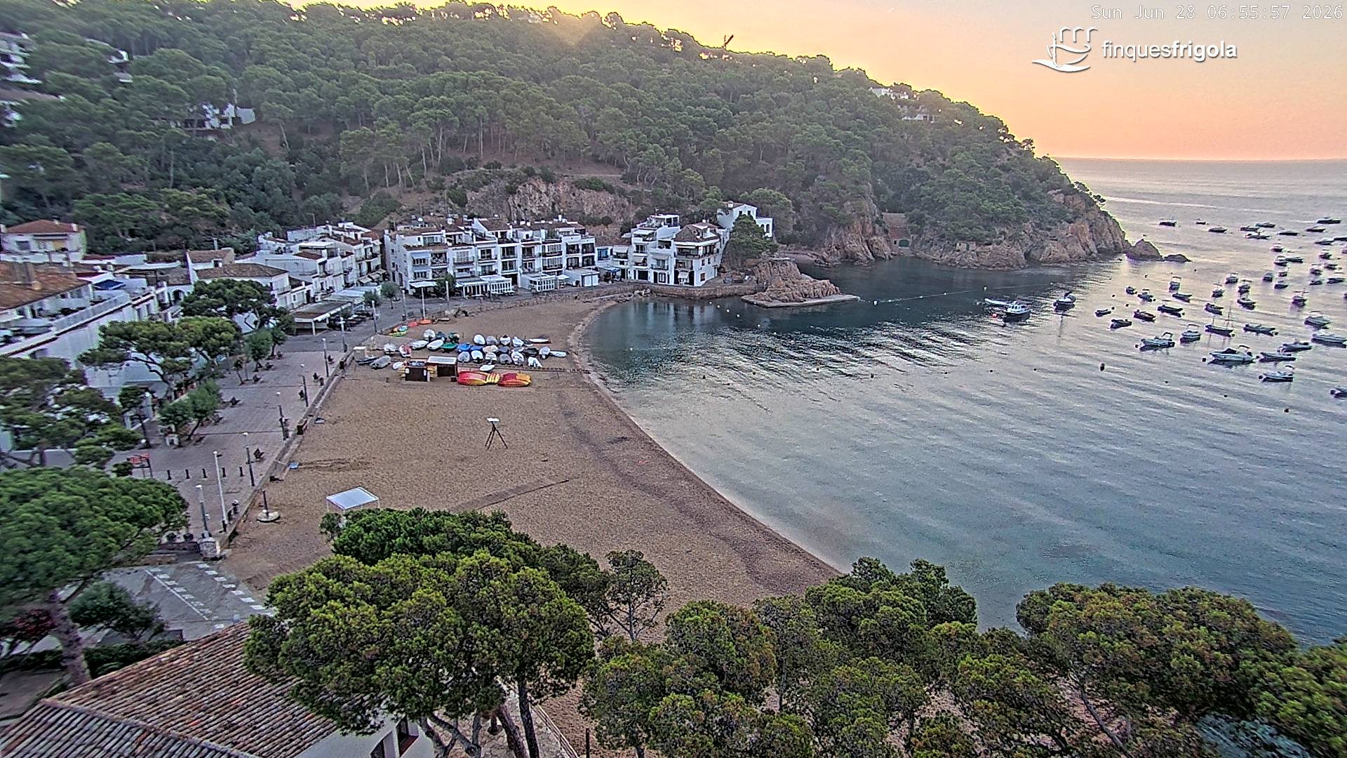 Webcam de Tamariu playa