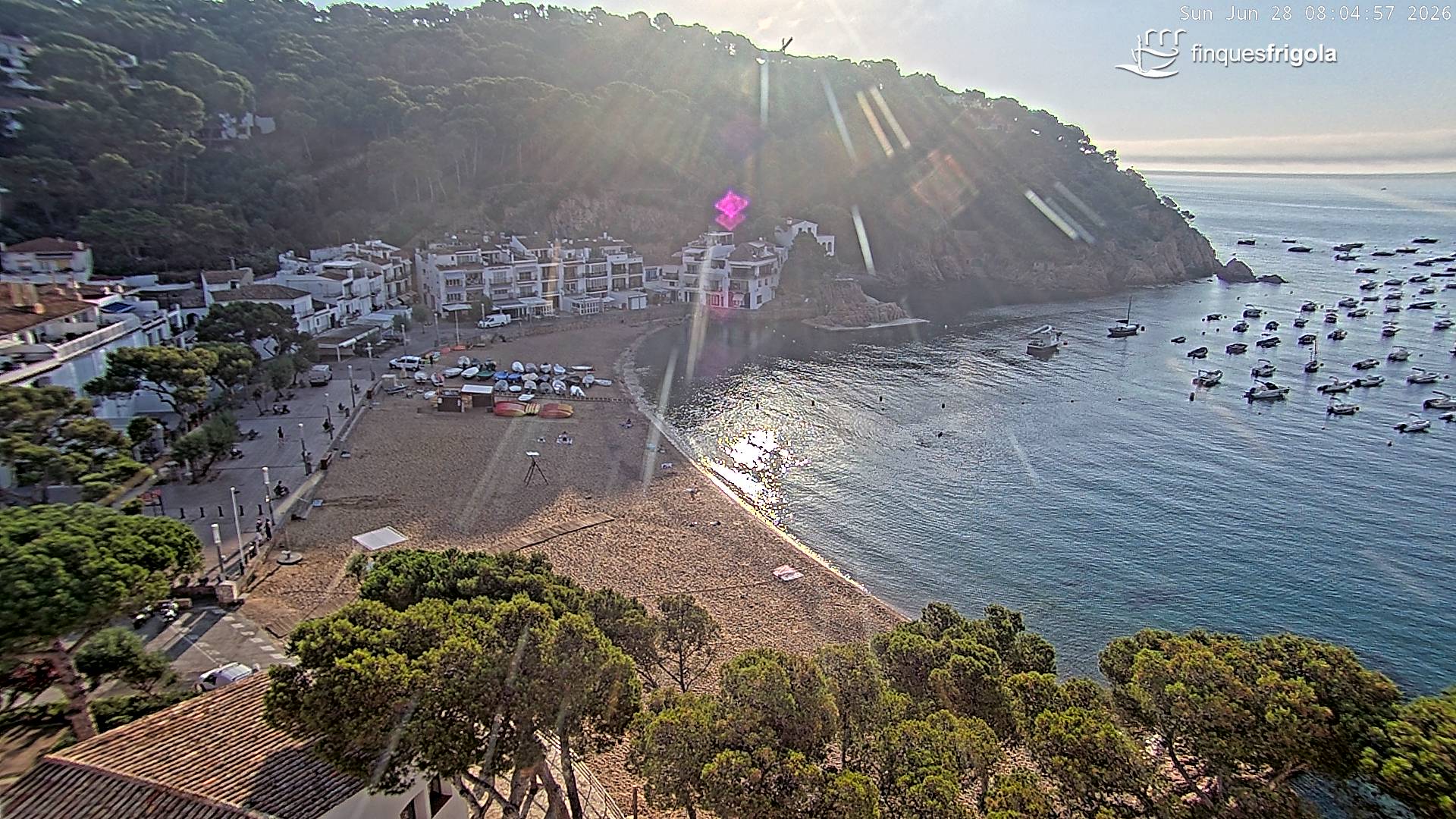 Webcam de Tamariu playa