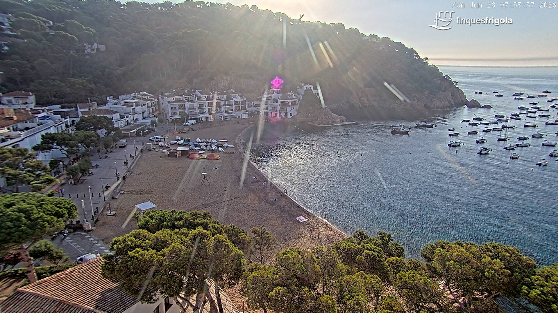Webcam de Tamariu playa