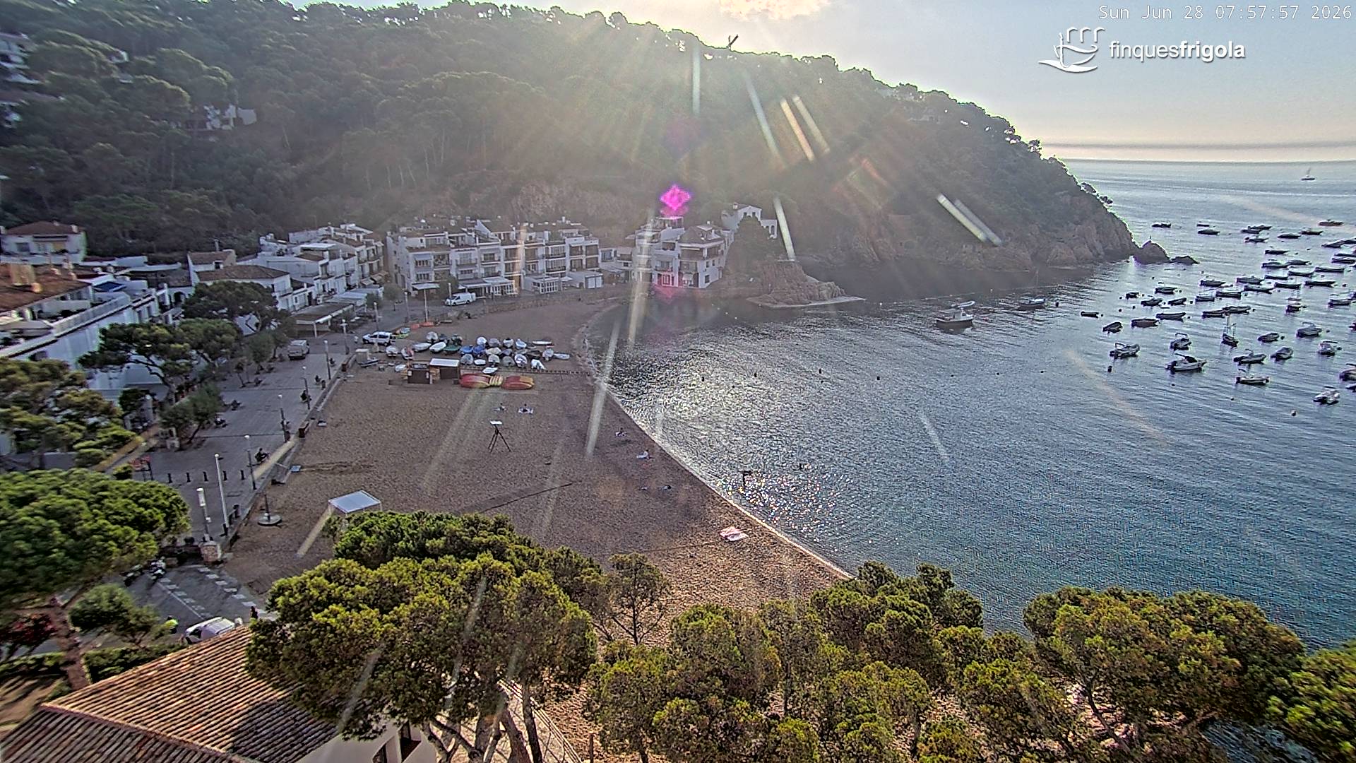 Webcam de Tamariu playa