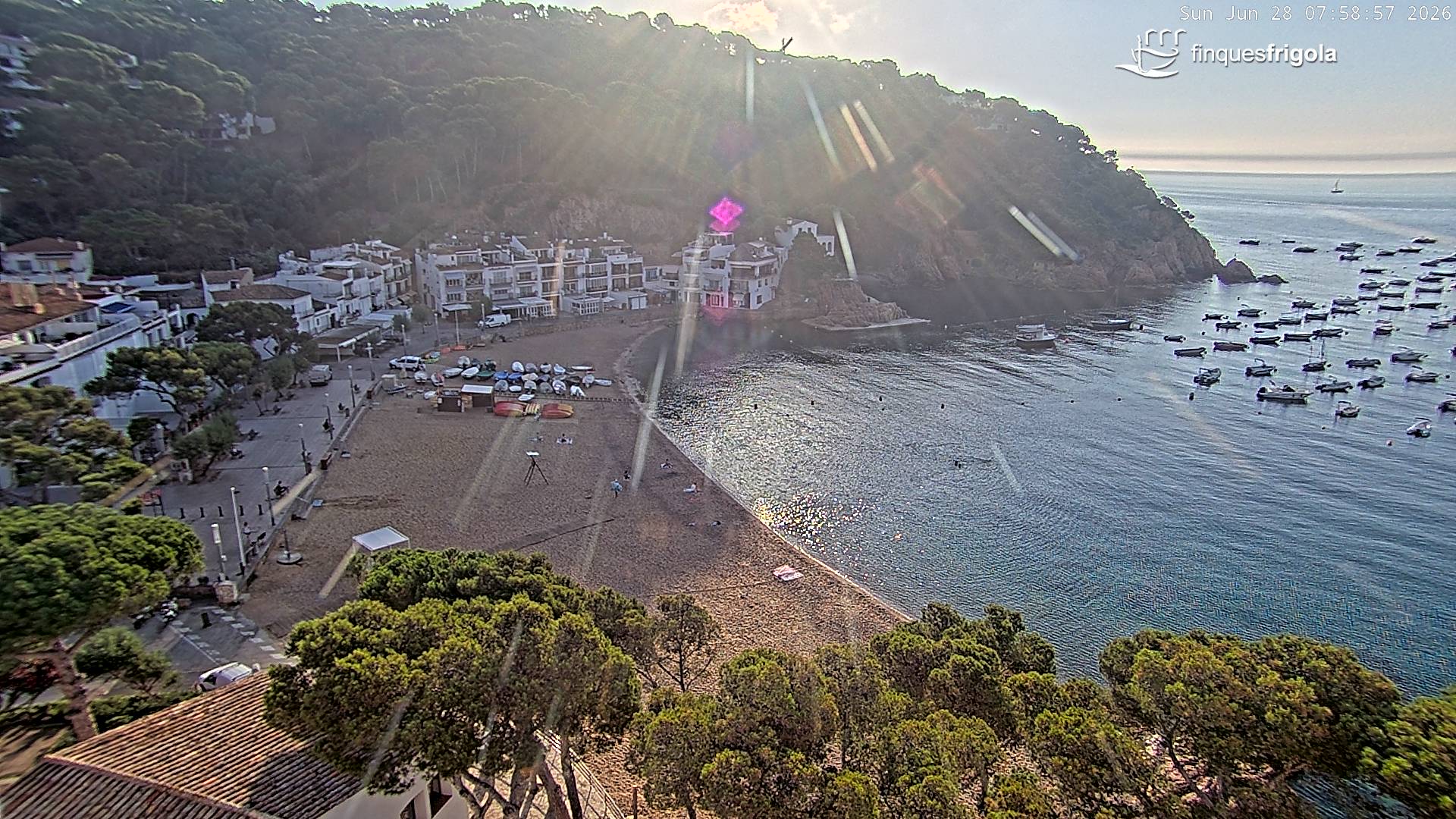 Webcam de Tamariu playa