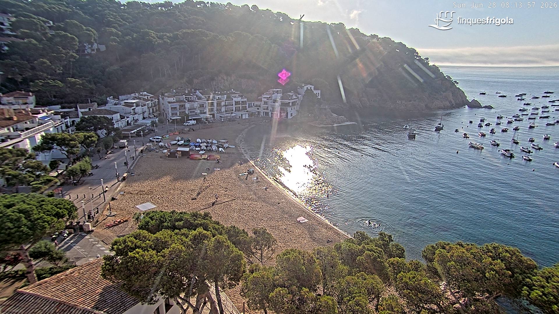 Webcam de Tamariu playa