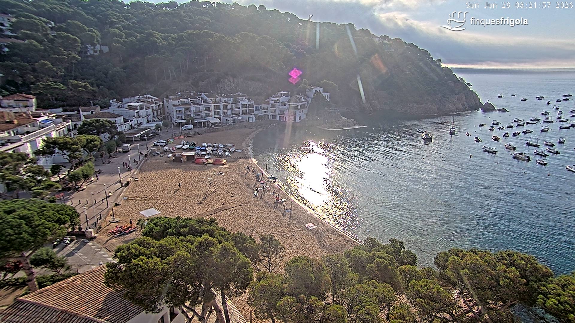 Webcam de Tamariu playa