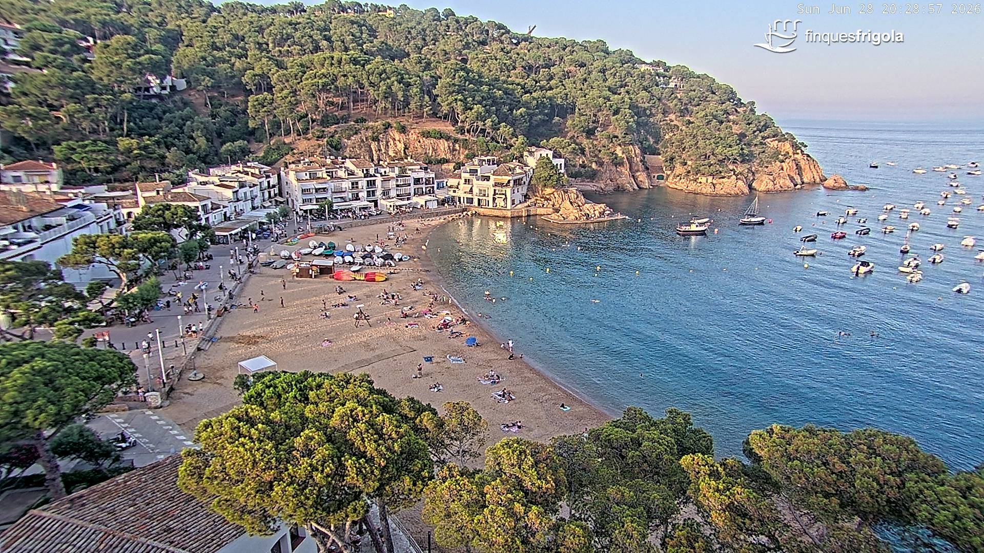 Webcam de Tamariu playa