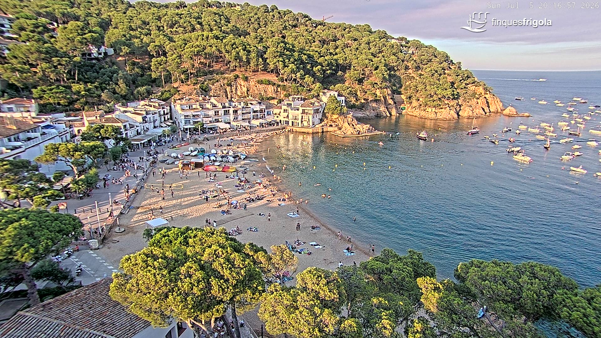Webcam de Tamariu playa