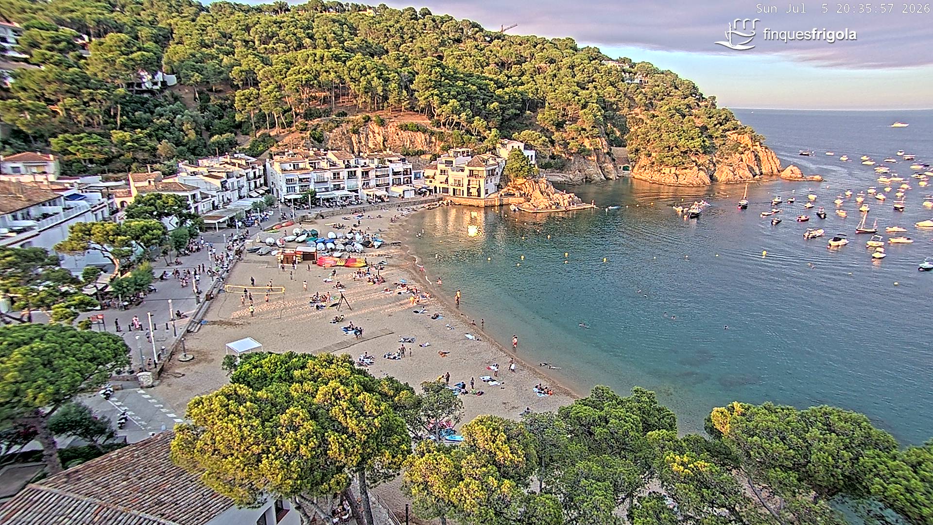 Webcam de Tamariu playa