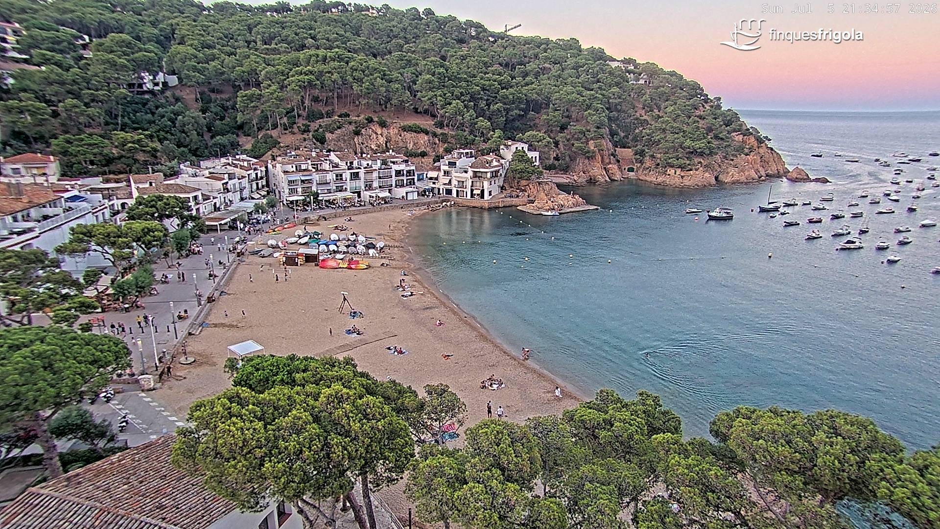 Webcam de Tamariu playa