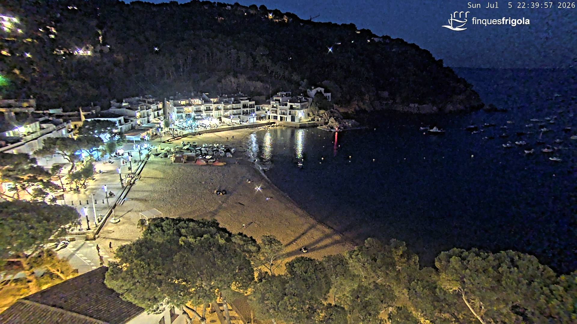 Webcam de Tamariu playa