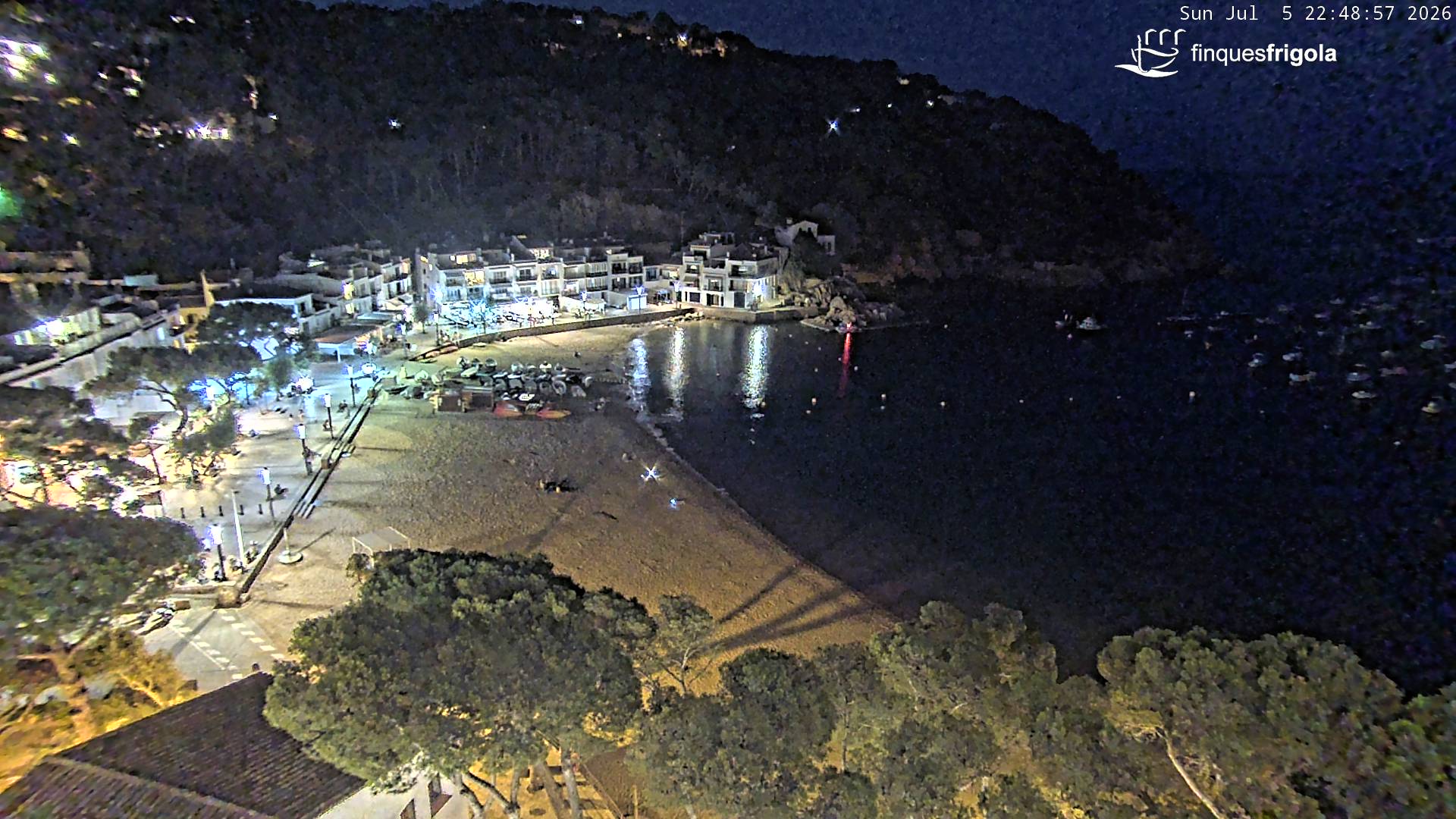 Webcam de Tamariu playa