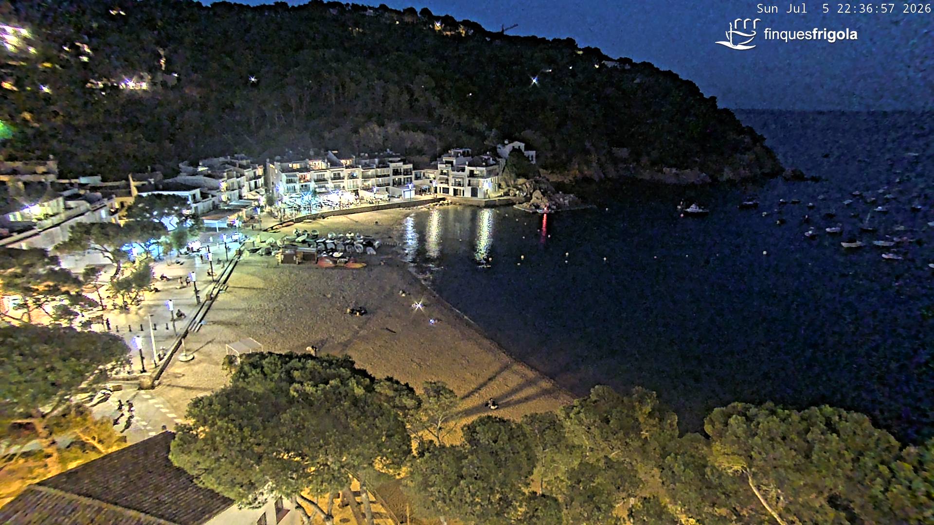 Webcam de Tamariu playa