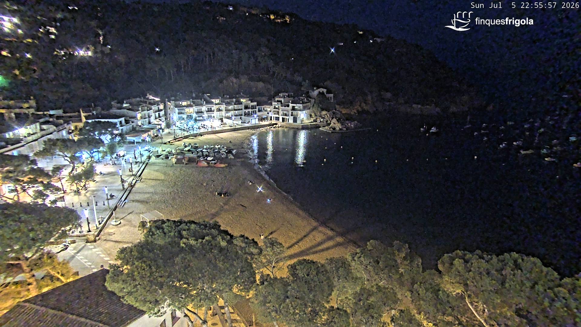 Webcam de Tamariu playa