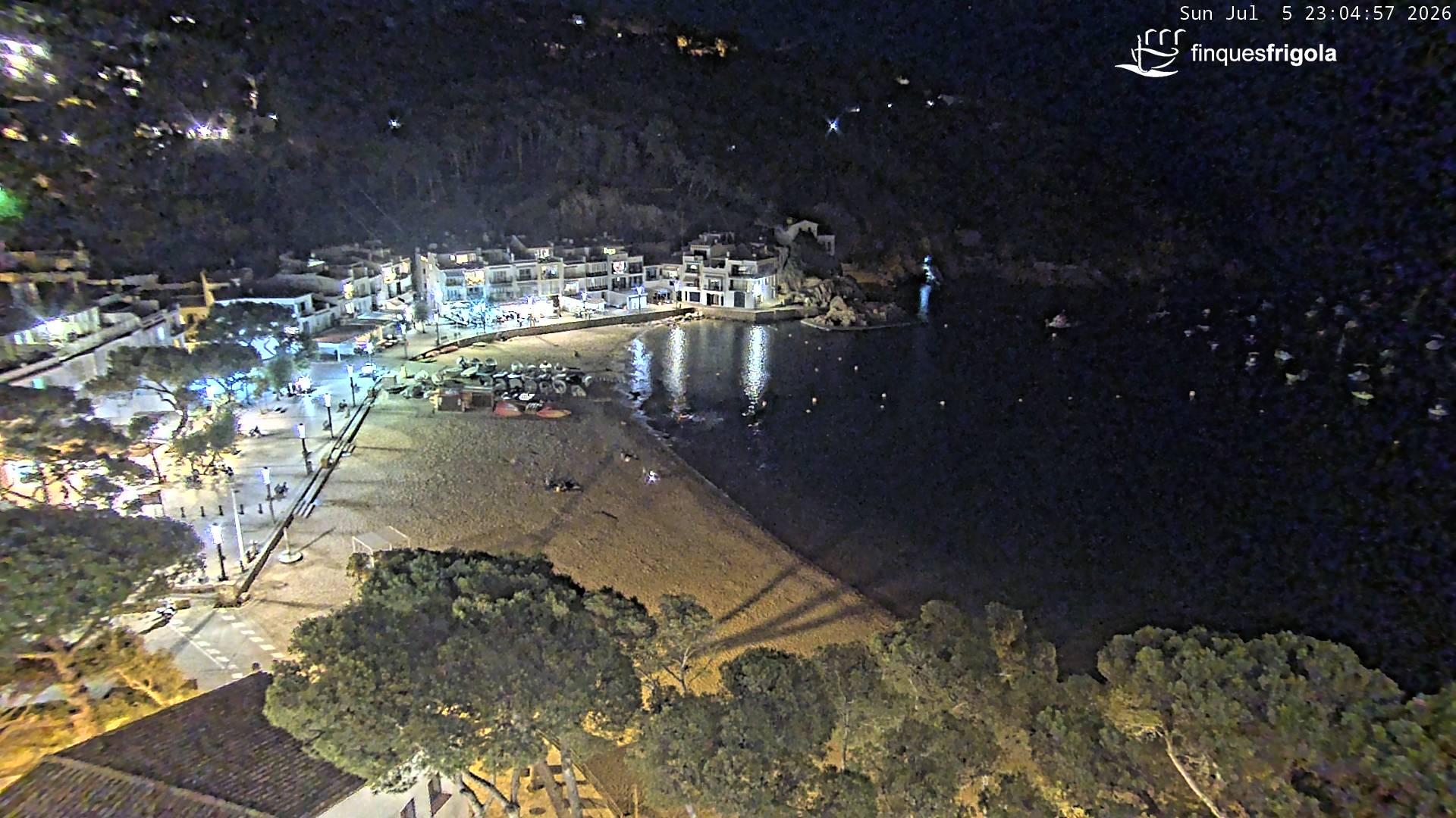 Webcam de Tamariu playa