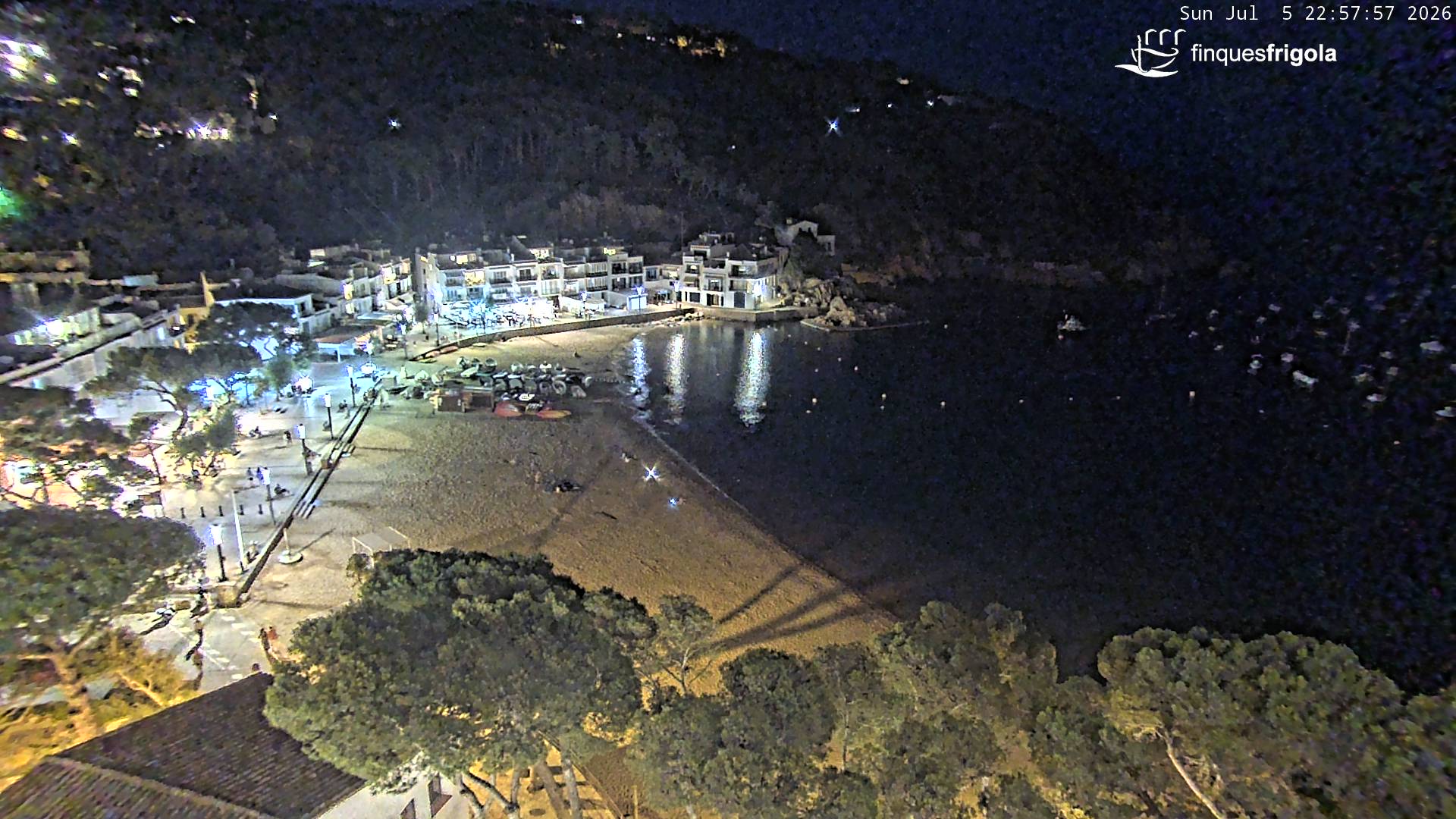 Webcam de Tamariu playa