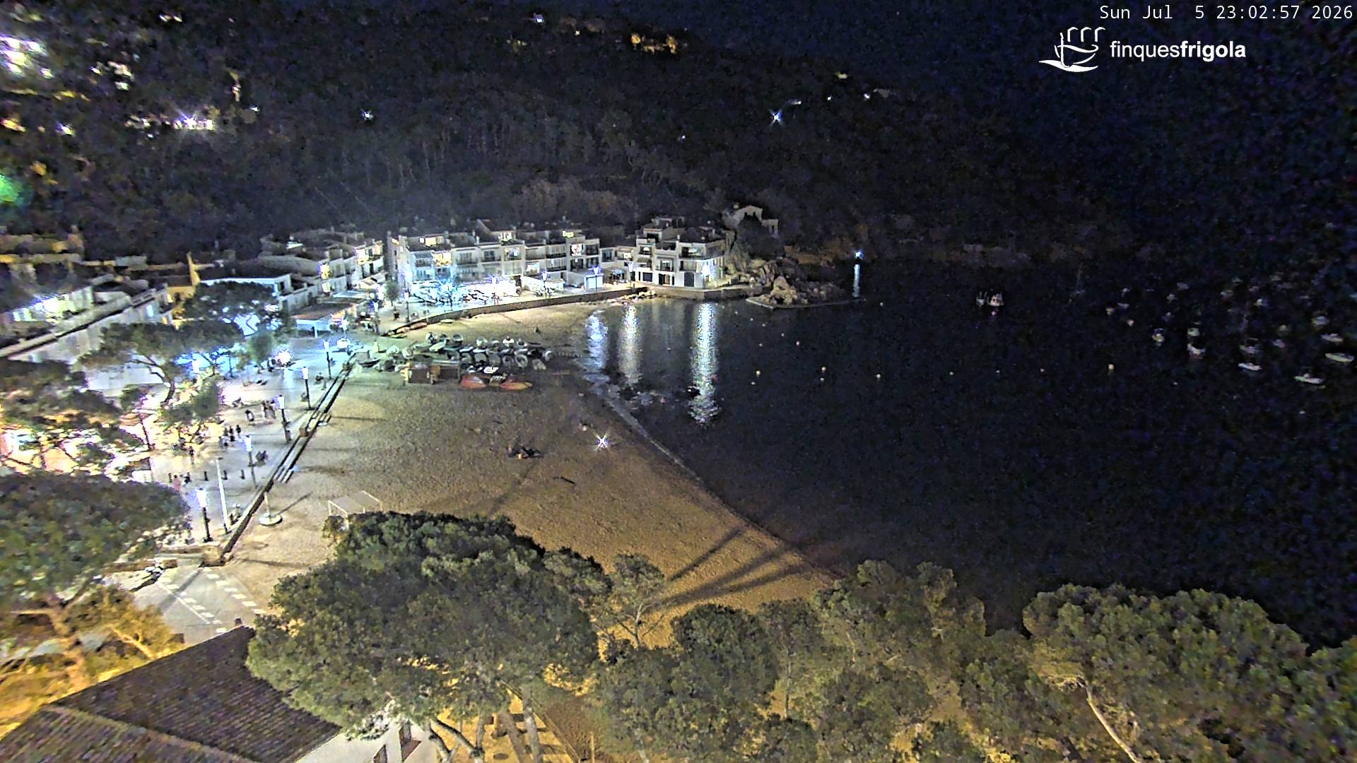Webcam de Tamariu playa